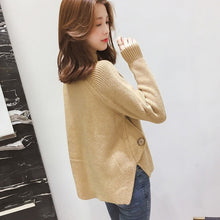 Load image into Gallery viewer, Kazahana Side Button Sweater
